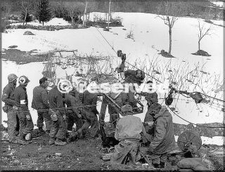 feb 1945 - membri della 126 mountain operazione riva ridge in provincia di bologna